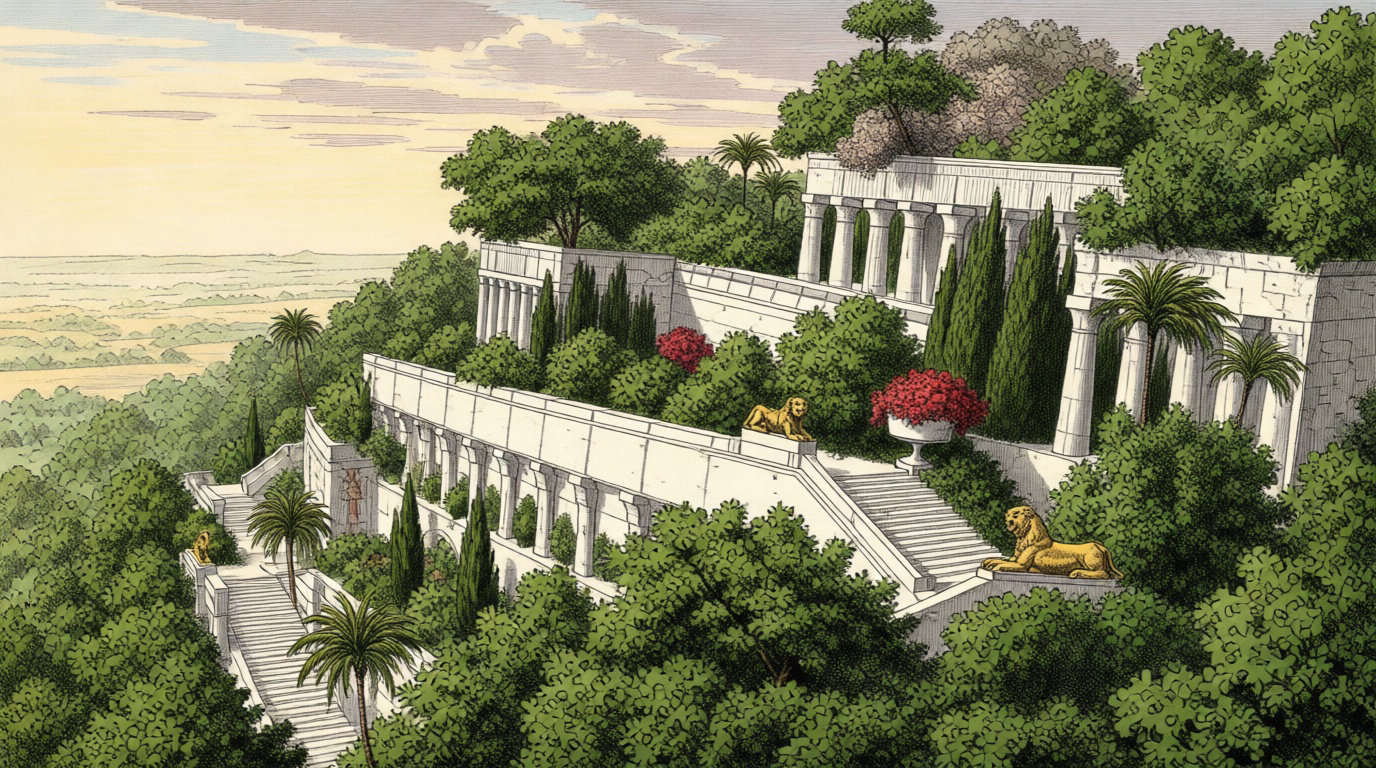 Les Jardins suspendus de Babylone : un rêve végétal