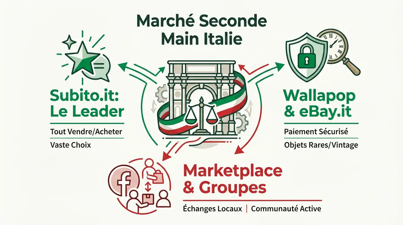 Les meilleures plateformes de seconde main en Italie pour remplacer Leboncoin