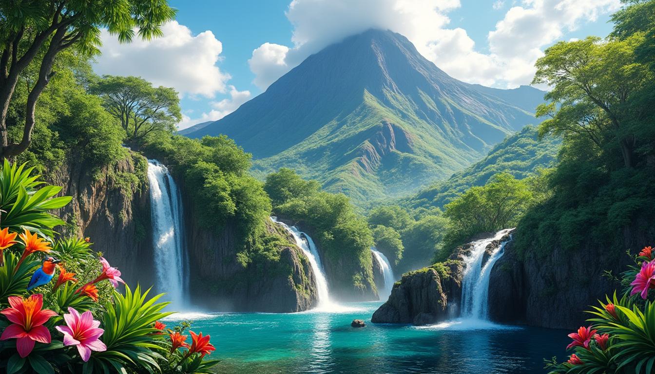 explorez les paysages époustouflants et la biodiversité unique de l'île de la réunion. découvrez ses cascades, volcans, forêts tropicales et plages paradisiaques.