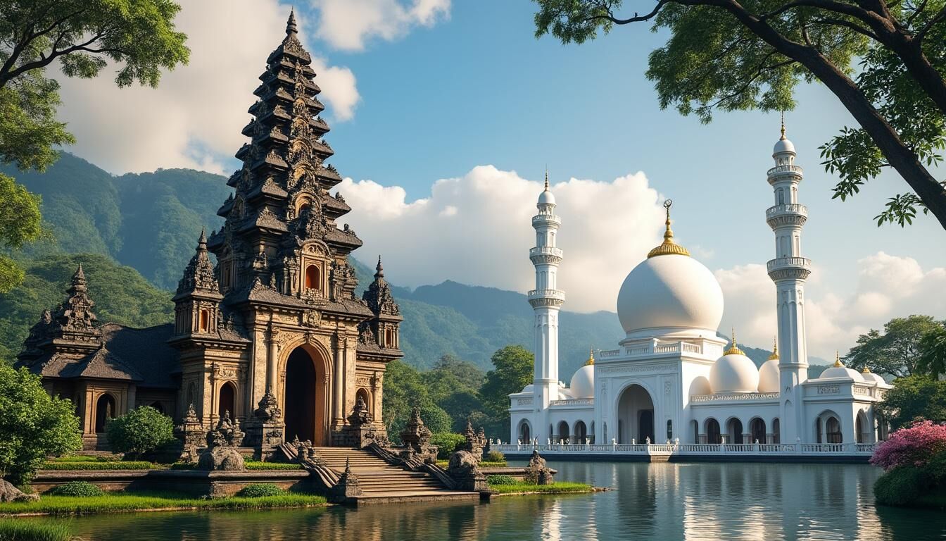 Découvrez la richesse et la diversité des religions en Indonésie, un pays où cohabitent harmonieusement plusieurs croyances et pratiques spirituelles.