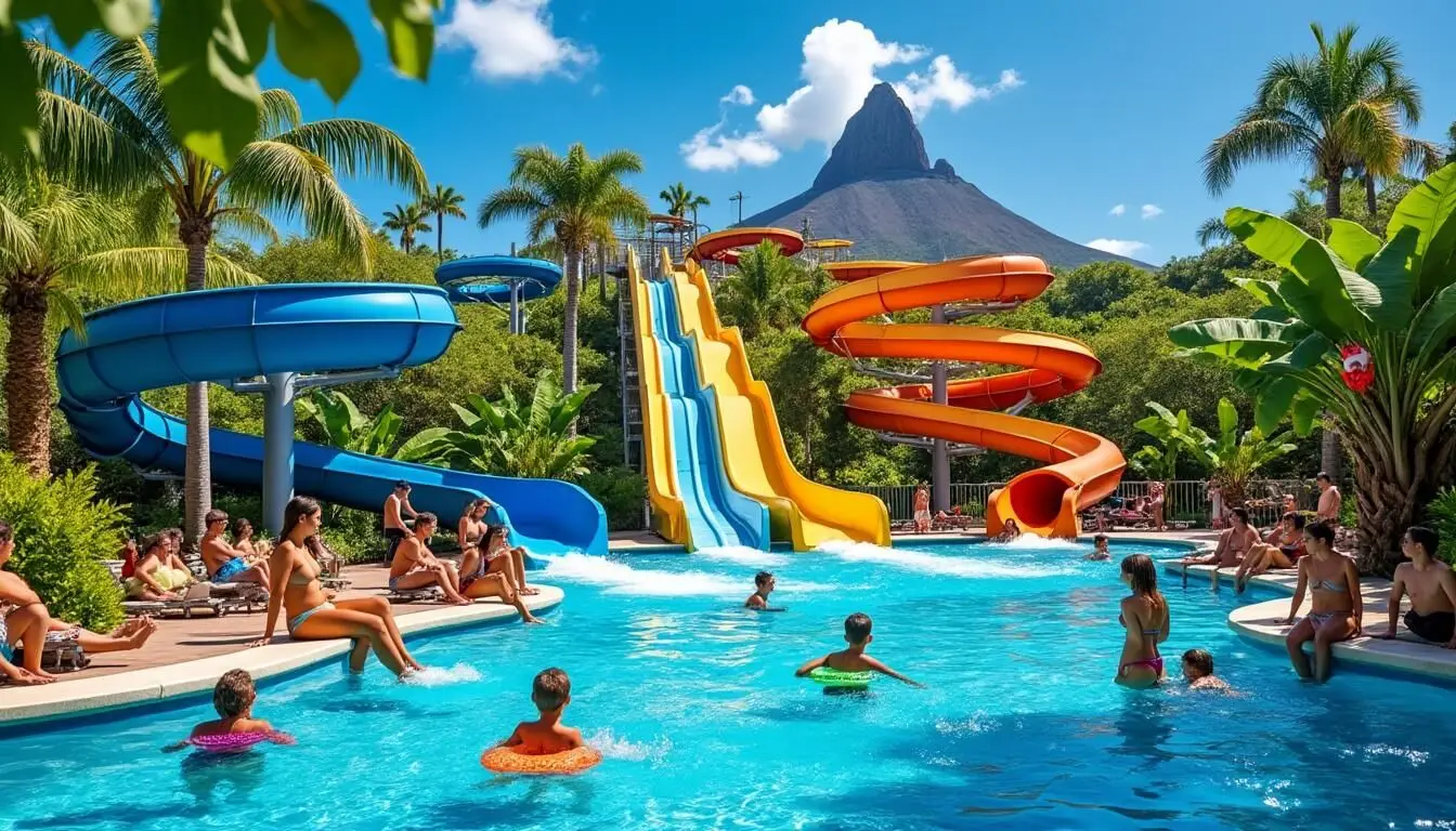 Découvrez Siam Park Tenerife, le parc aquatique incontournable pour toute la famille, avec ses attractions sensationnelles, ses plages paradisiaques et ses espaces dédiés à l'aventure et à la détente.
