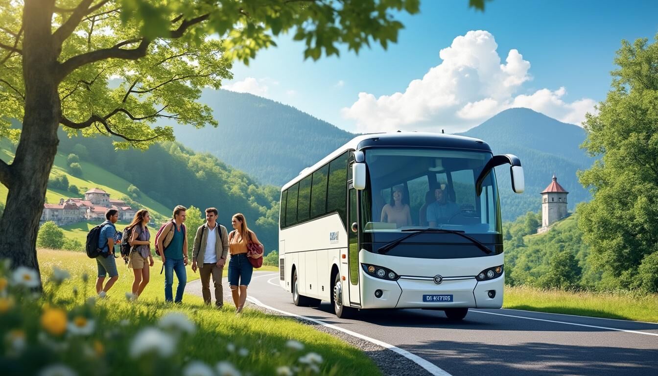 Voyage en autocar une journée : votre aventure organisée Découvrez nos voyages en autocar d'une journée pour une aventure organisée sans souci. Profitez d'escapades captivantes, confortables et conviviales, idéales pour explorer de nouvelles destinations en toute tranquillité.