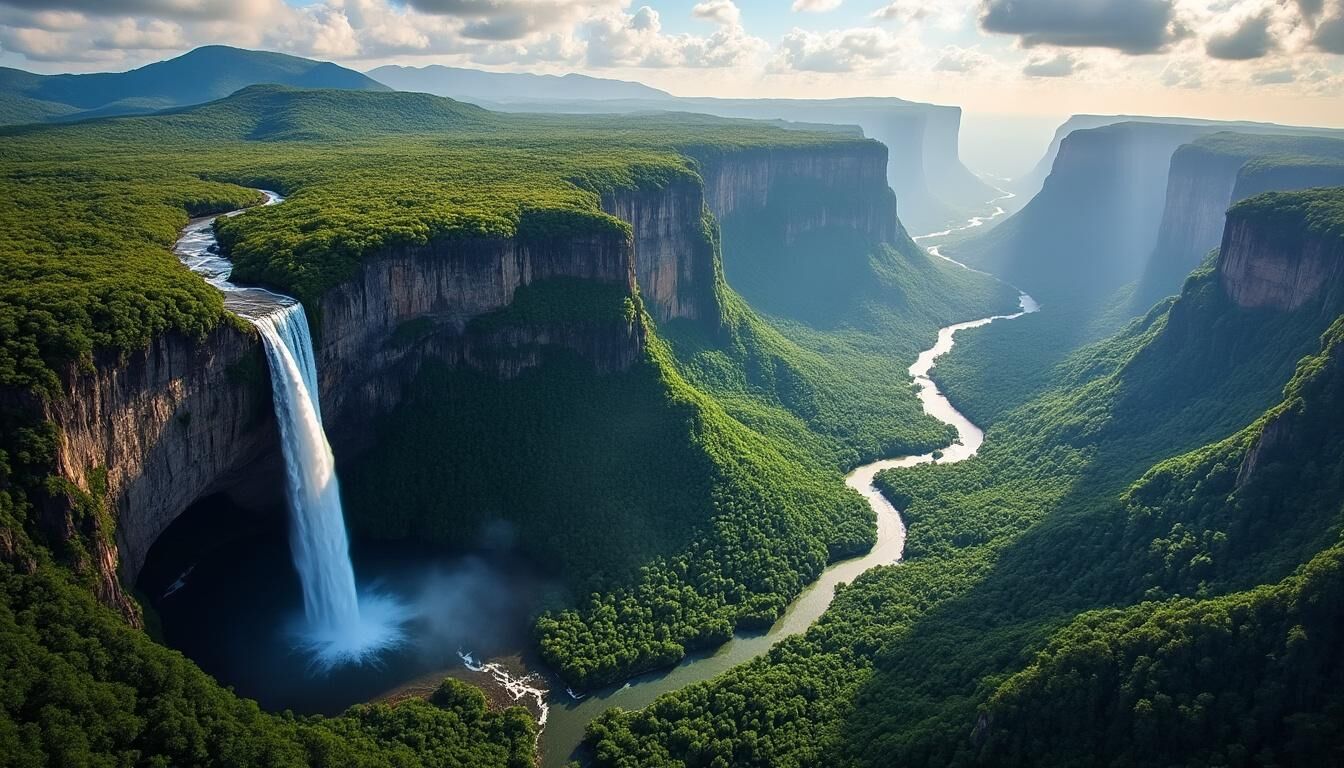 Salto ángel : la merveille vertigineuse du venezuela
