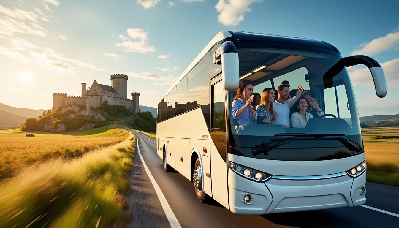 Découvrez nos voyages en autocar d'une journée, une aventure organisée pour explorer de nouveaux horizons en toute convivialité et simplicité.