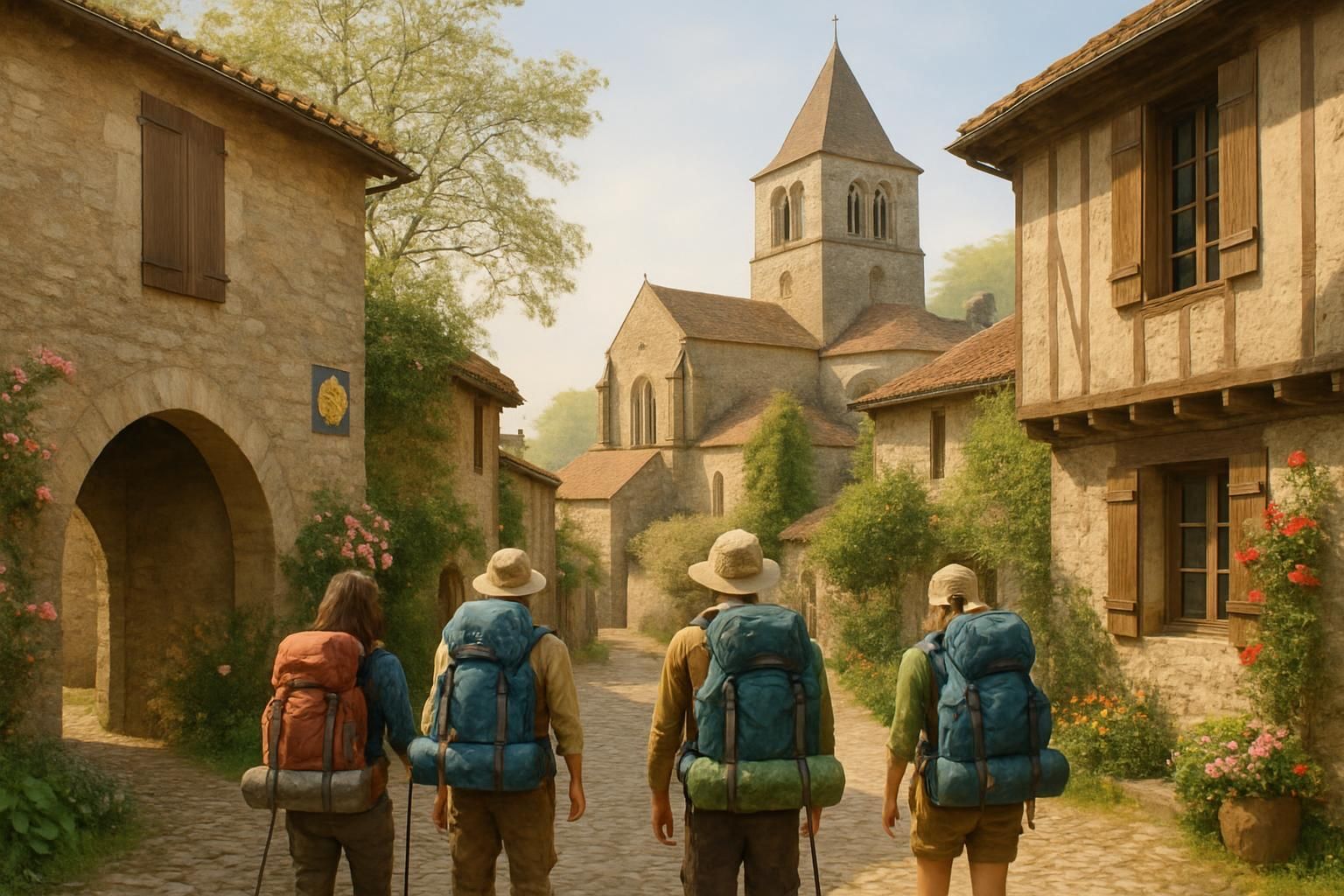 Découvrez nos voyages organisés sur les chemins de Saint-Jacques-de-Compostelle pour une expérience spirituelle et culturelle enrichissante, avec un accompagnement professionnel et des itinéraires adaptés.