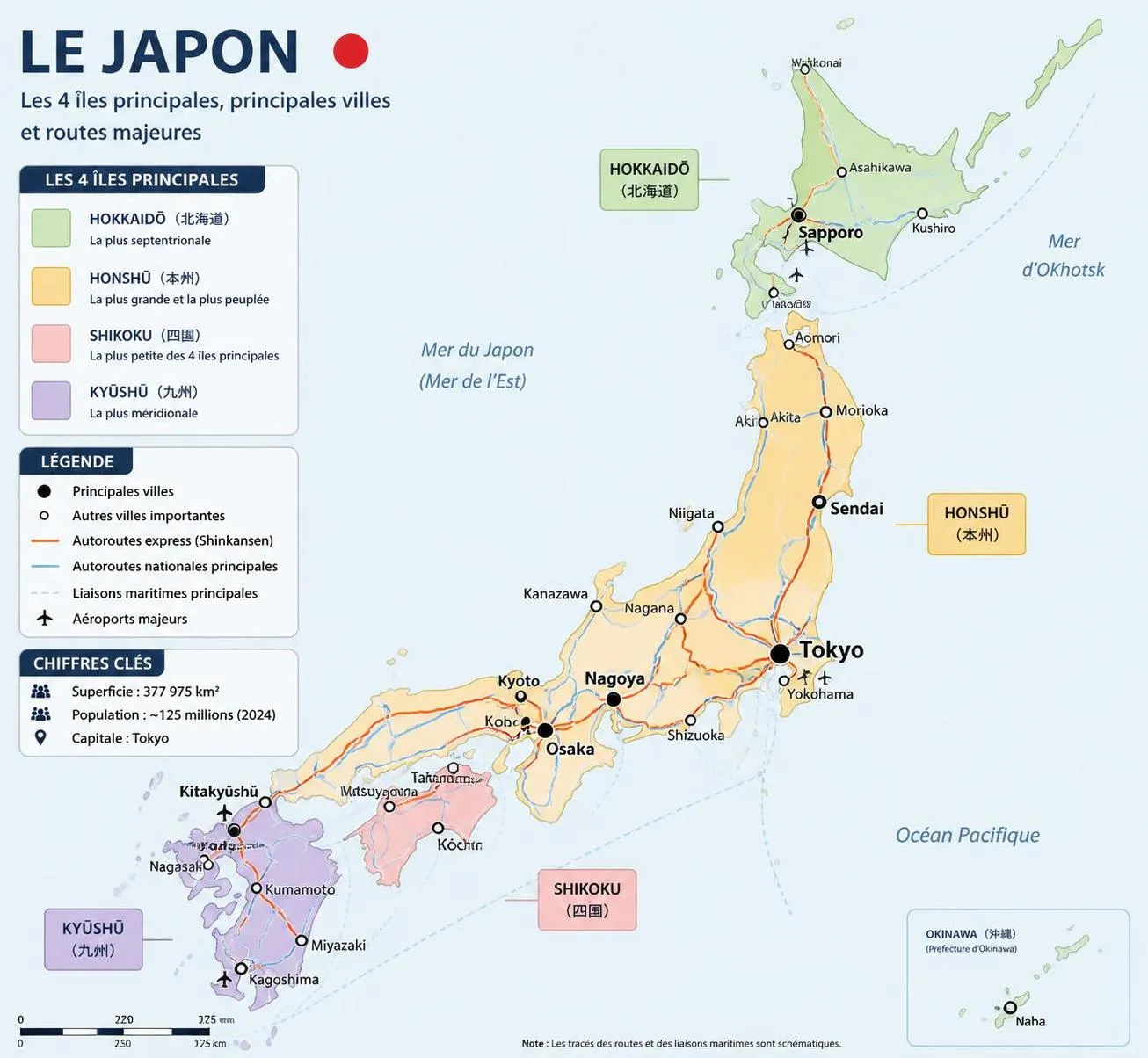 découvrez la carte complète du japon avec ses régions, villes incontournables et itinéraires essentiels pour planifier votre voyage parfait.