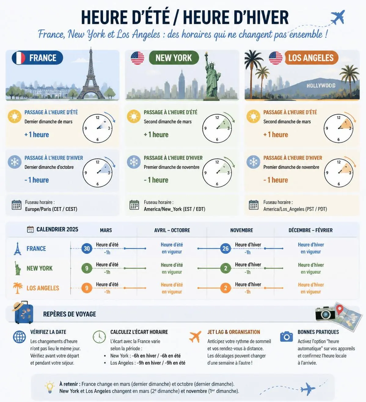 découvrez tout sur le décalage horaire entre new york, los angeles et la côte ouest des états-unis pour mieux planifier vos voyages et appels.