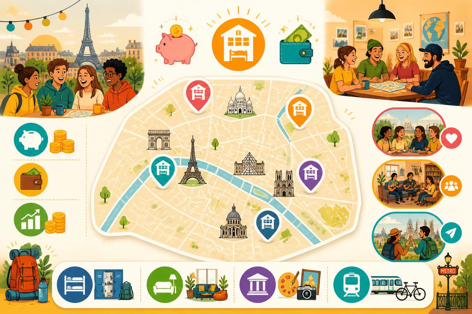 explorez notre sélection des meilleures auberges de jeunesse à paris pour un séjour à la fois économique et convivial, idéal pour rencontrer d'autres voyageurs.