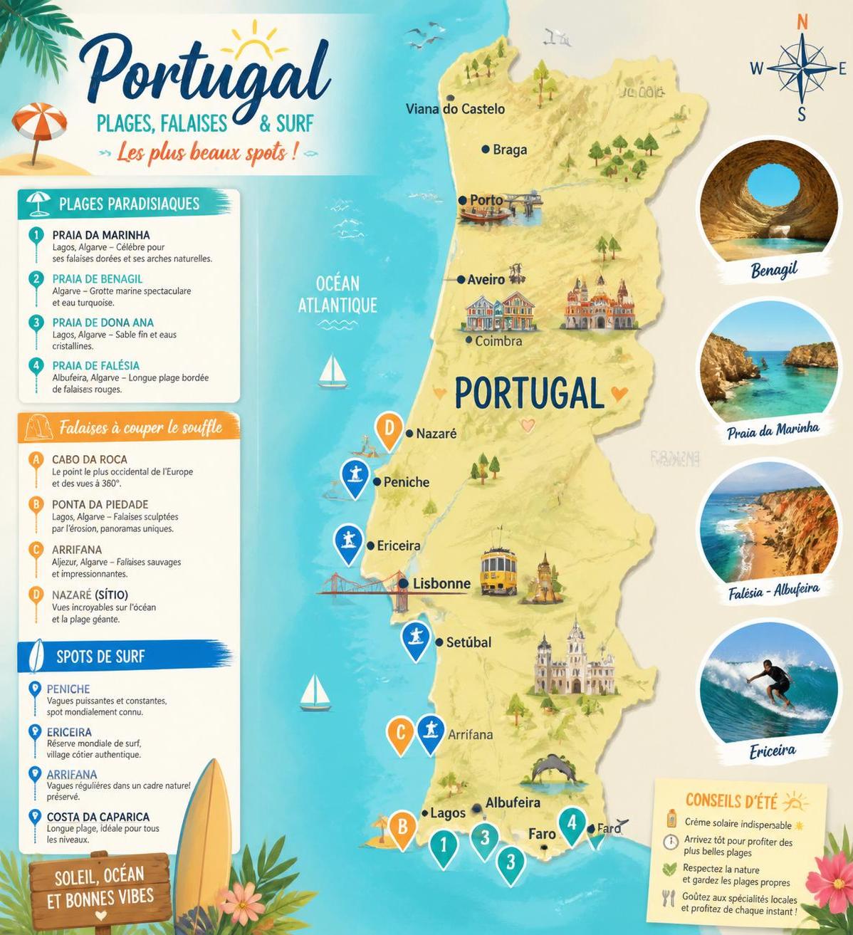 explorez les plages les plus magnifiques du portugal pour des vacances inoubliables, alliant sable doré, eaux cristallines et paysages à couper le souffle.