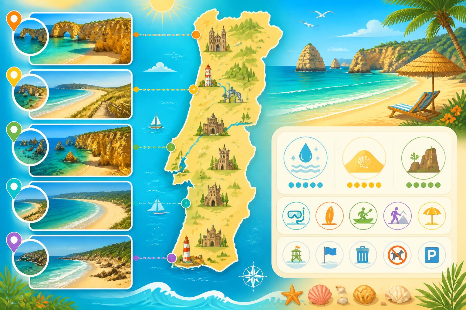Découvrez les plus belles plages du Portugal pour vos prochaines vacances explorez les plus belles plages du portugal et préparez des vacances inoubliables entre sable doré et eaux cristallines.