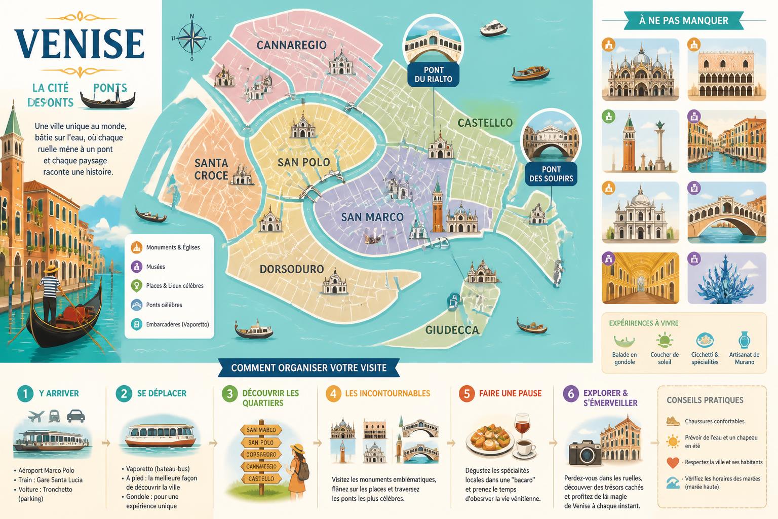 Découvrir Venise Italie : guide complet pour visiter la cité des ponts découvrez venise, la cité des ponts, avec notre guide complet pour visiter ses ruelles, ses canaux emblématiques et ses trésors culturels. préparez votre voyage en italie en toute sérénité.