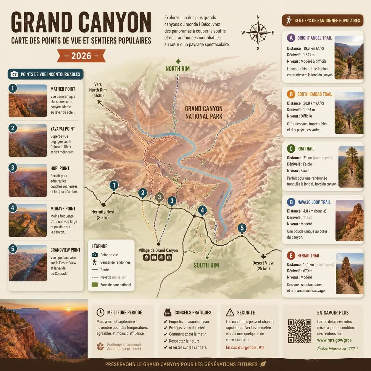 explorez le grand canyon aux usa avec notre guide complet 2026 : conseils pratiques, meilleurs sites, activités incontournables et informations utiles pour un voyage inoubliable.