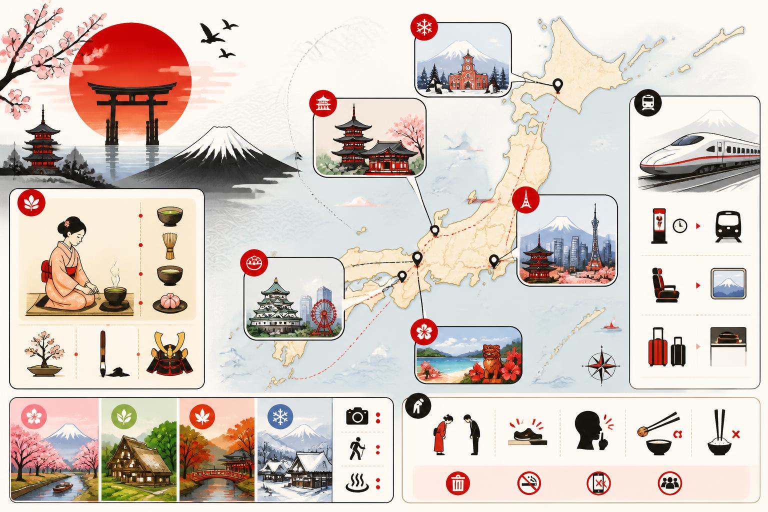 explorez le japon avec notre guide complet pour un voyage inoubliable. conseils, itinéraires et astuces pour une expérience unique au pays du soleil-levant.