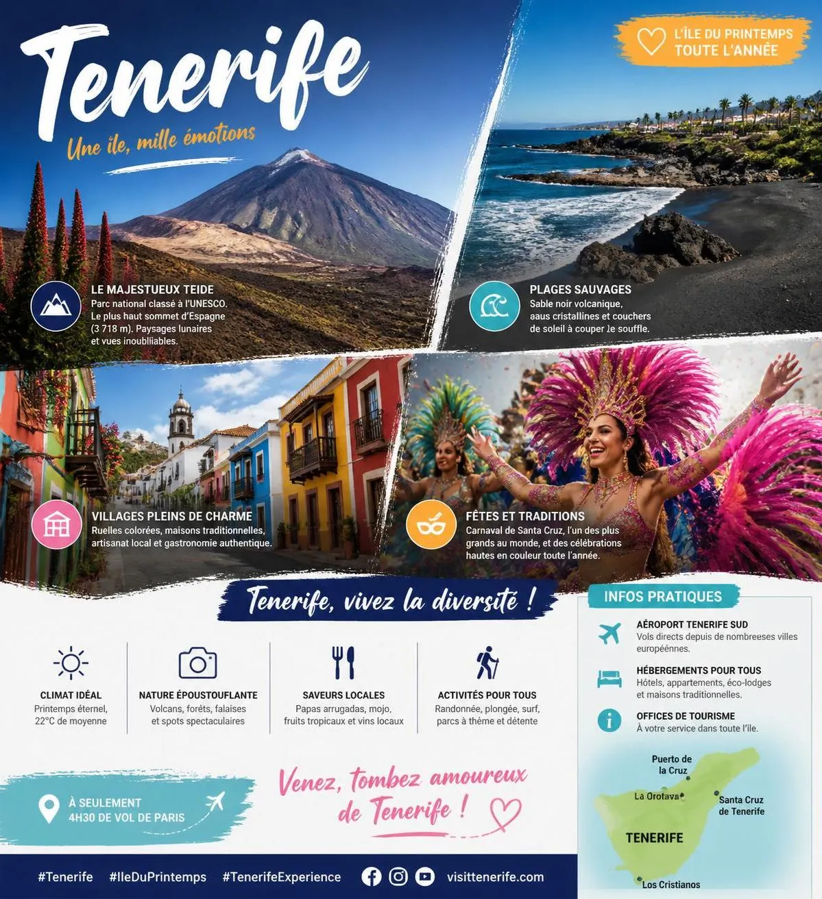 explorez les îles canaries grâce à ce guide complet et pratique pour un voyage inoubliable. conseils, incontournables et astuces pour profiter pleinement de votre séjour.