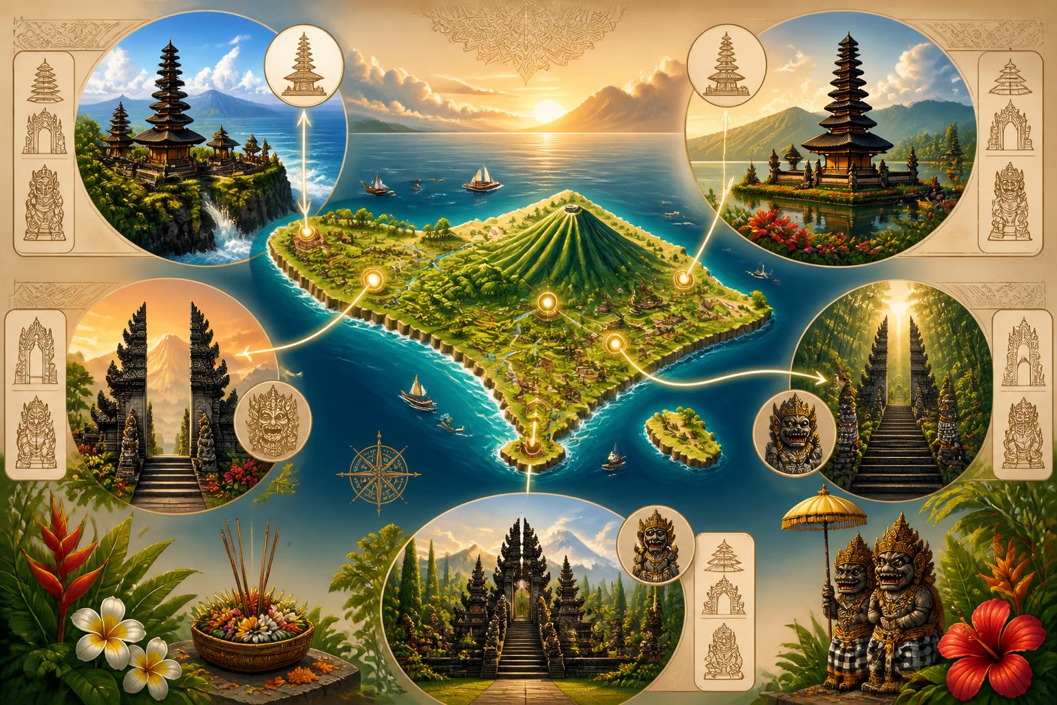 Découvrir les plus beaux temples de Bali en 2026 explorez les plus beaux temples de bali en 2026 et plongez au cœur de la culture balinaise avec des lieux incontournables empreints de spiritualité et de beauté.