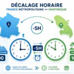 découvrez l'heure actuelle en martinique et comprenez facilement le décalage horaire avec la france pour mieux planifier vos communications et voyages.