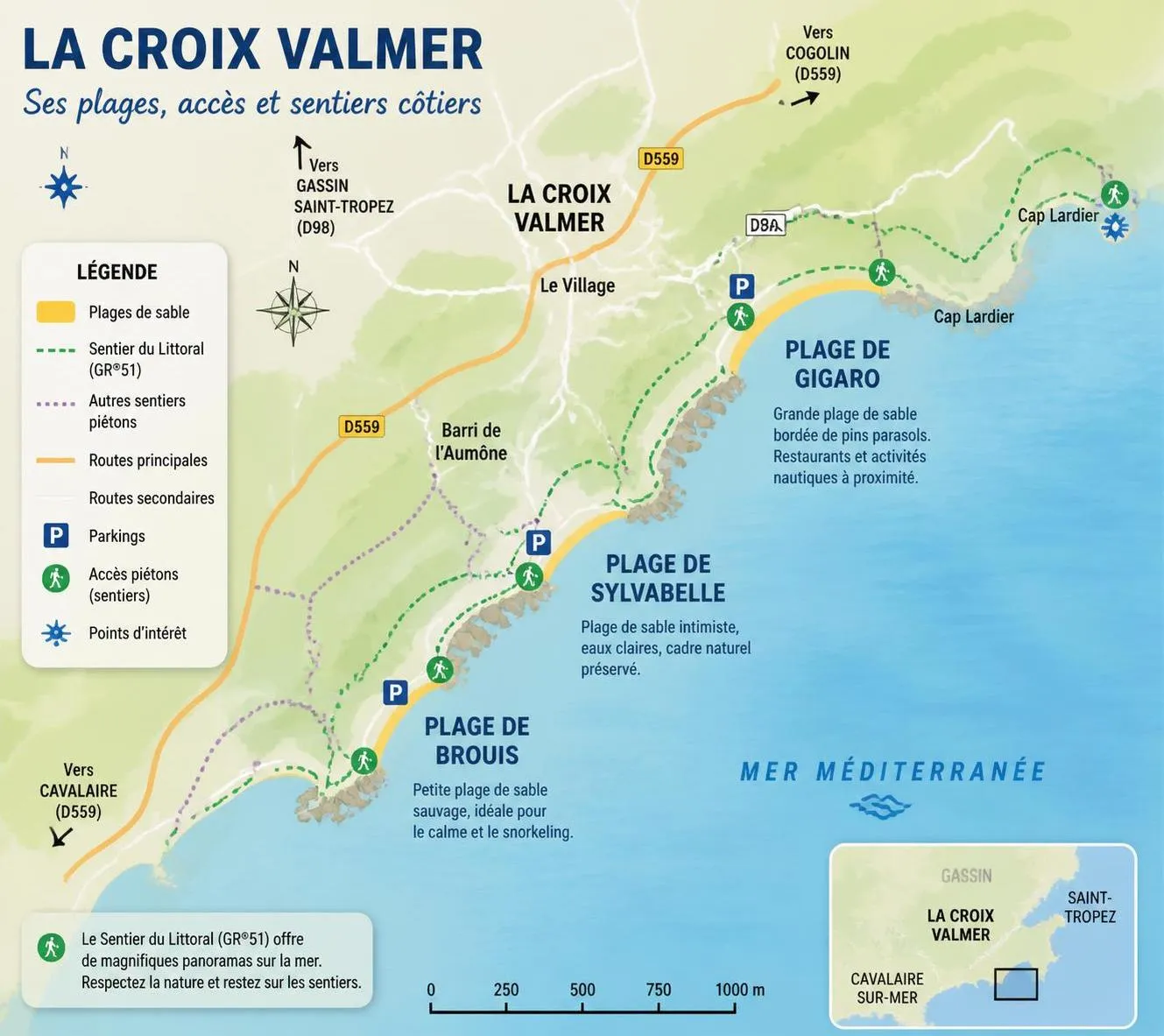 découvrez la croix valmer, une charmante station balnéaire du var, réputée pour ses plages magnifiques et ses nombreuses activités de plein air pour toute la famille.