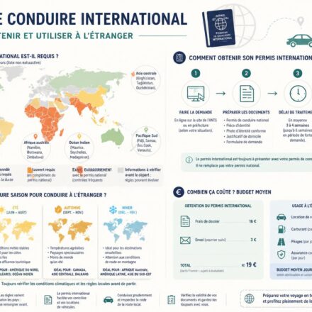 Permis de conduire international : obtenir et utiliser à l’étranger découvrez comment obtenir votre permis de conduire international et les conditions pour l'utiliser lors de vos voyages à l'étranger en toute sérénité.