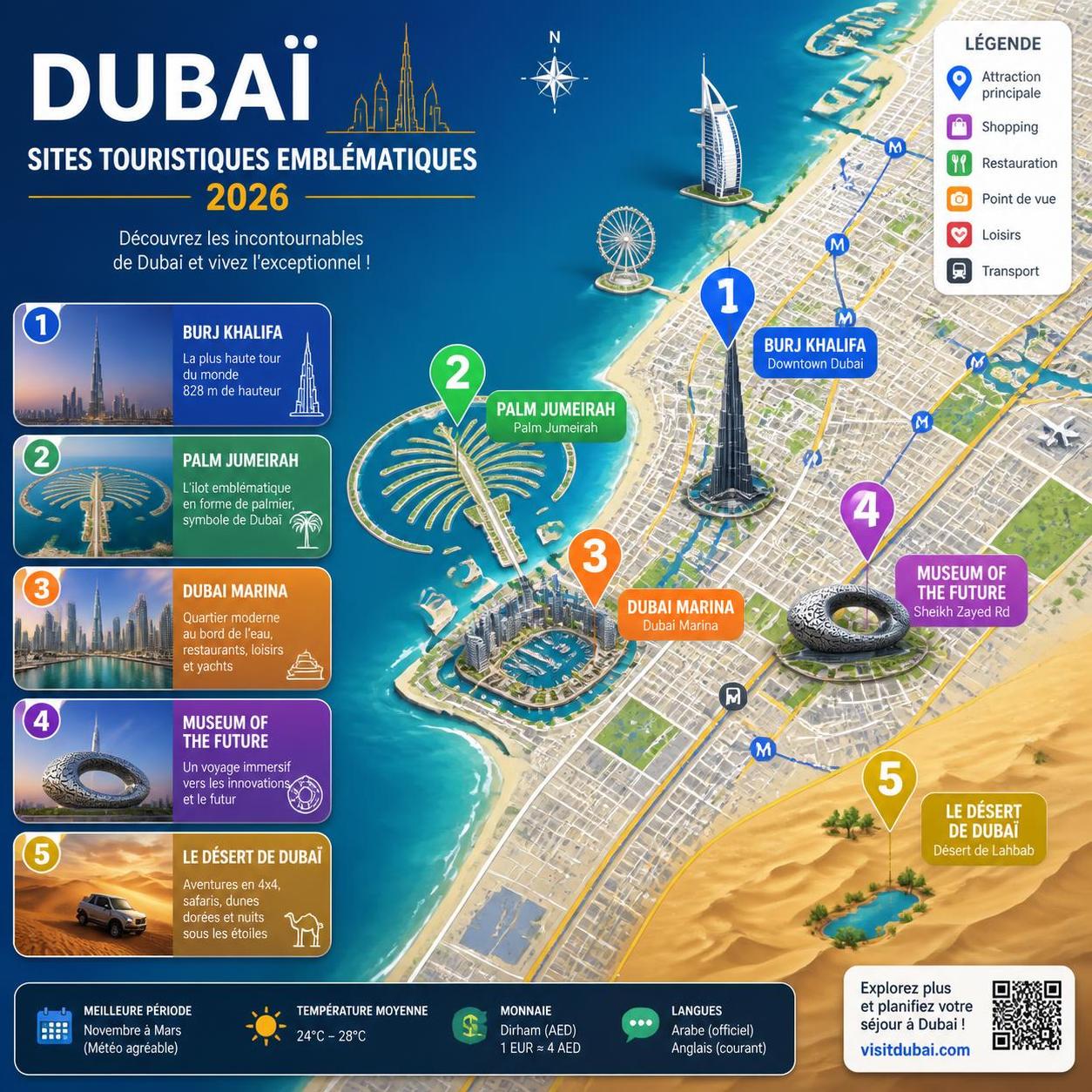 découvrez les activités incontournables à dubaï en 2026 et profitez de nos astuces pratiques pour organiser un séjour inoubliable dans cette ville fascinante.