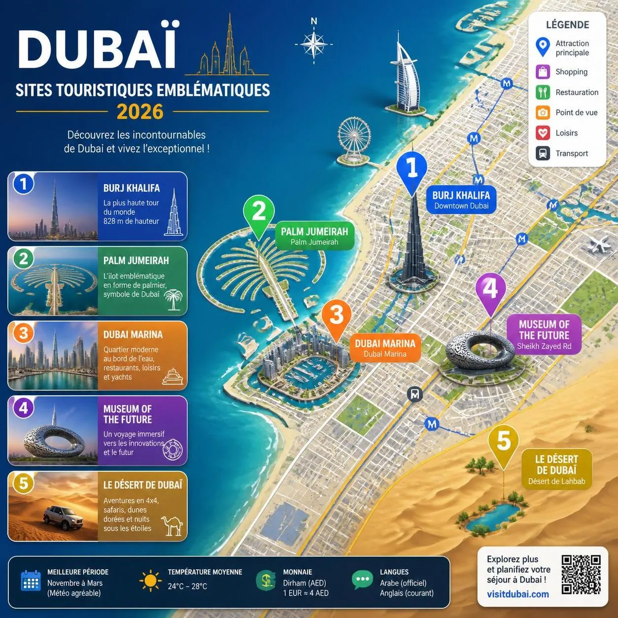 découvrez les activités incontournables à dubaï en 2026 et profitez de nos astuces pratiques pour organiser un séjour inoubliable dans cette ville fascinante.