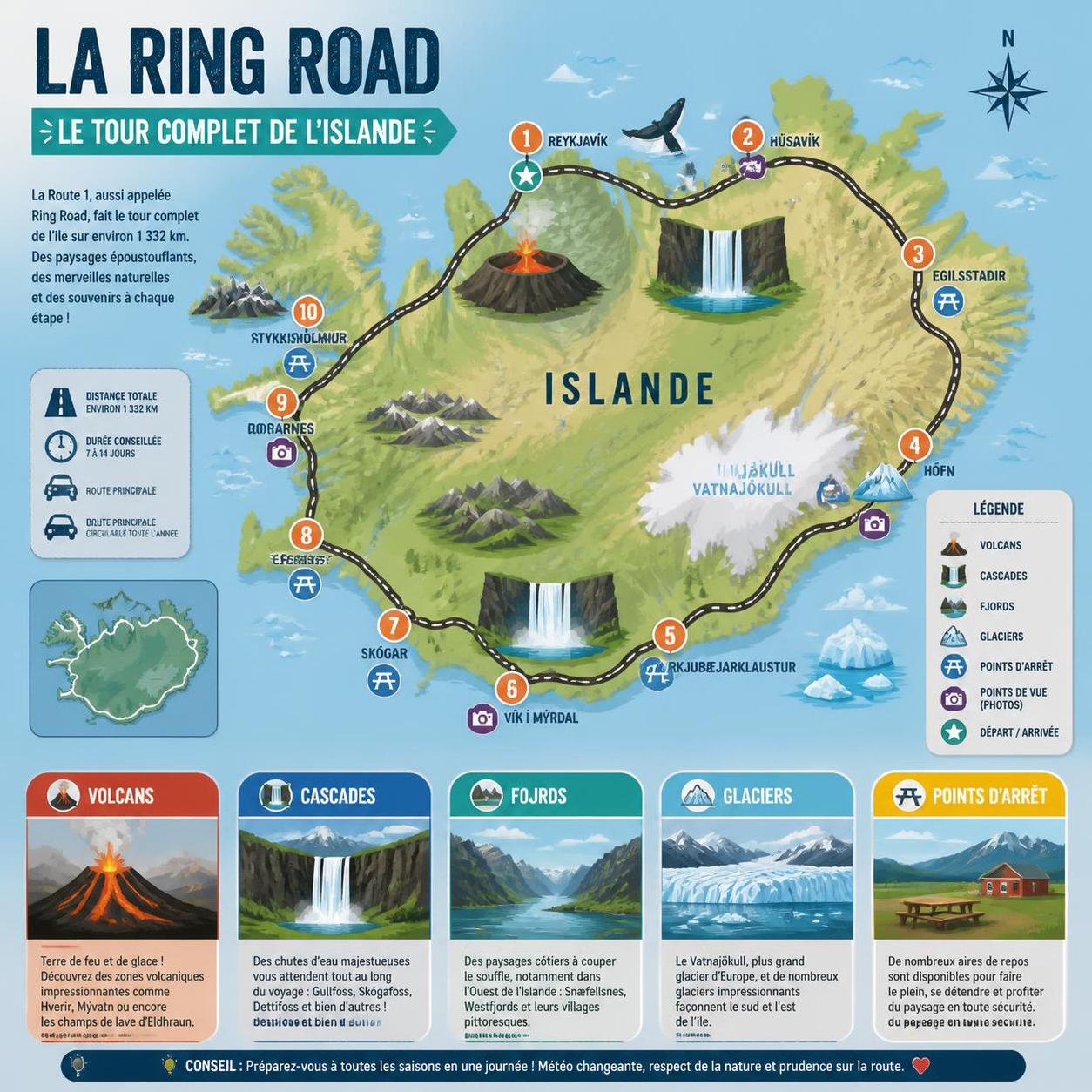partez à l'aventure avec notre guide du road trip en islande : explorez les sites incontournables pour une expérience inoubliable au cœur de paysages grandioses.