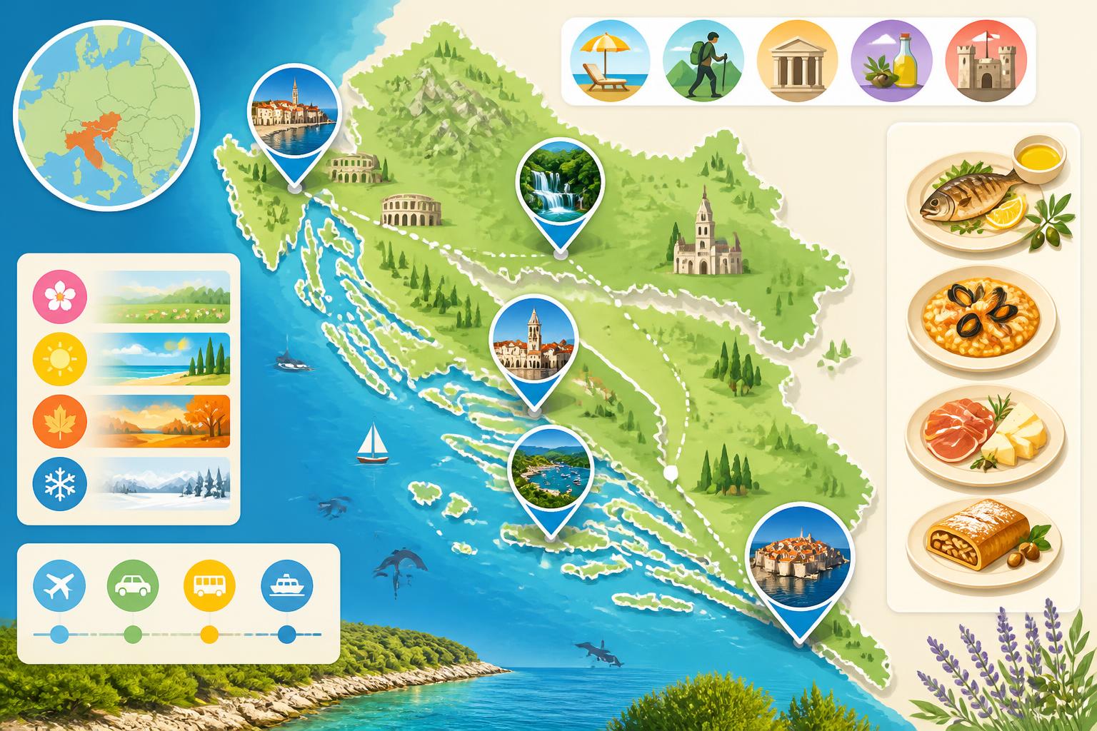 découvrez les incontournables pour des vacances inoubliables en croatie : plages paradisiaques, villes historiques et conseils pratiques pour un séjour réussi.