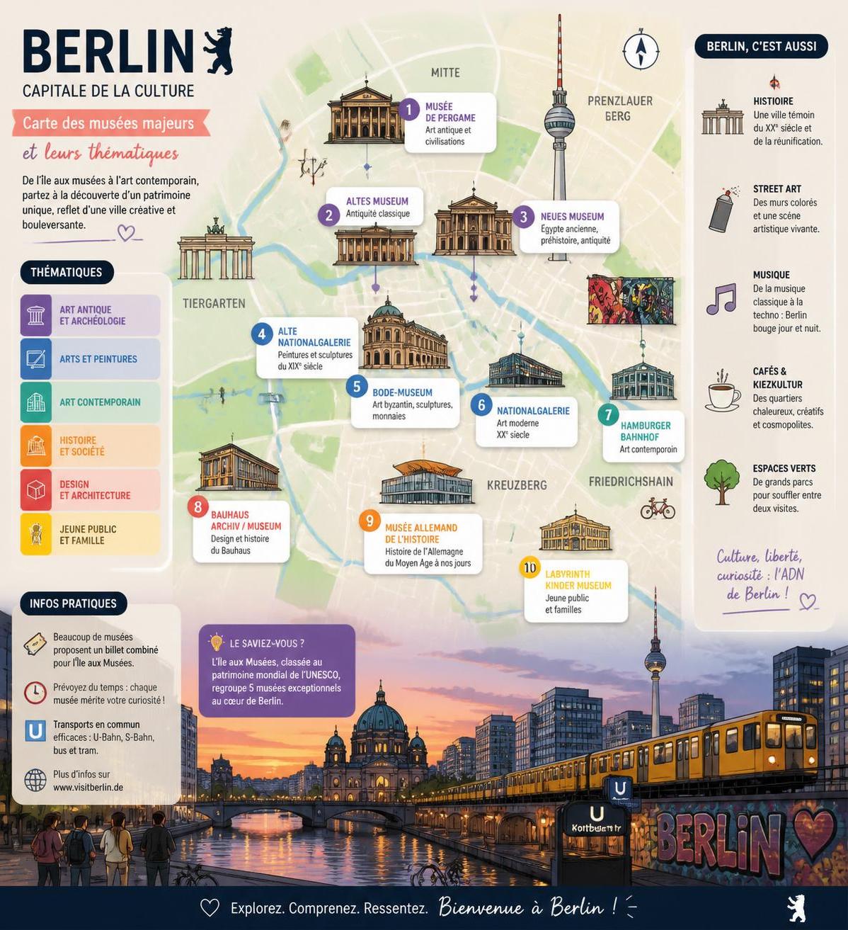 découvrez berlin en 2026 : les incontournables à visiter, les meilleures activités à faire et les conseils pour une expérience complète et mémorable dans la capitale allemande.