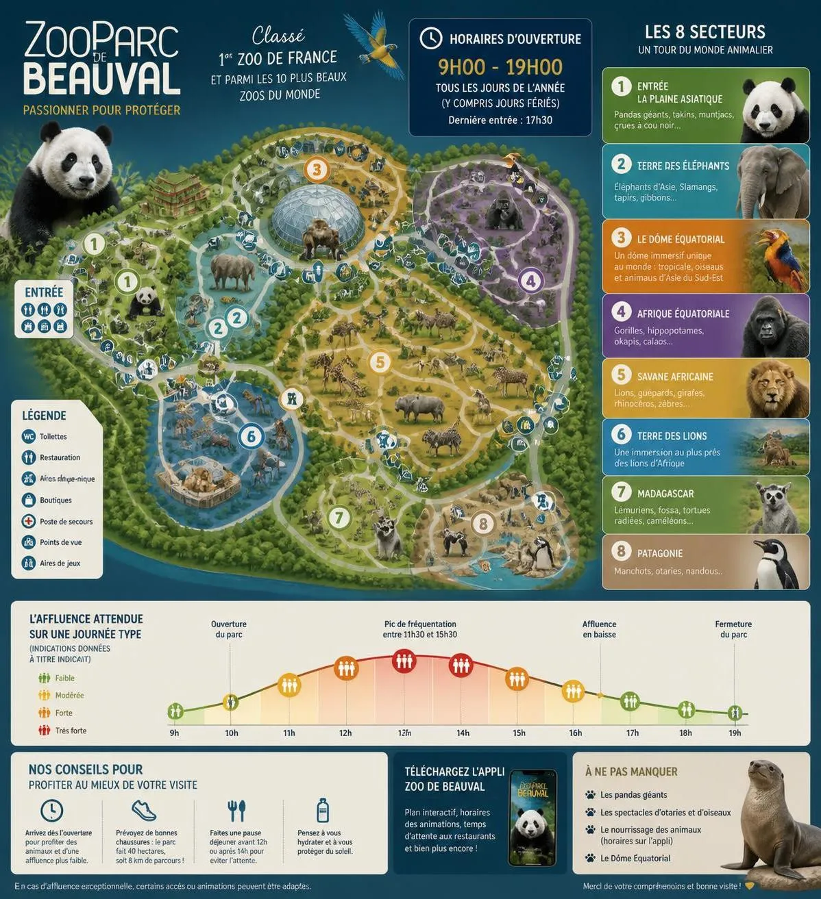 découvrez les horaires d'ouverture du zoo de beauval et nos conseils pratiques pour profiter pleinement de votre visite et vivre une expérience inoubliable en famille.