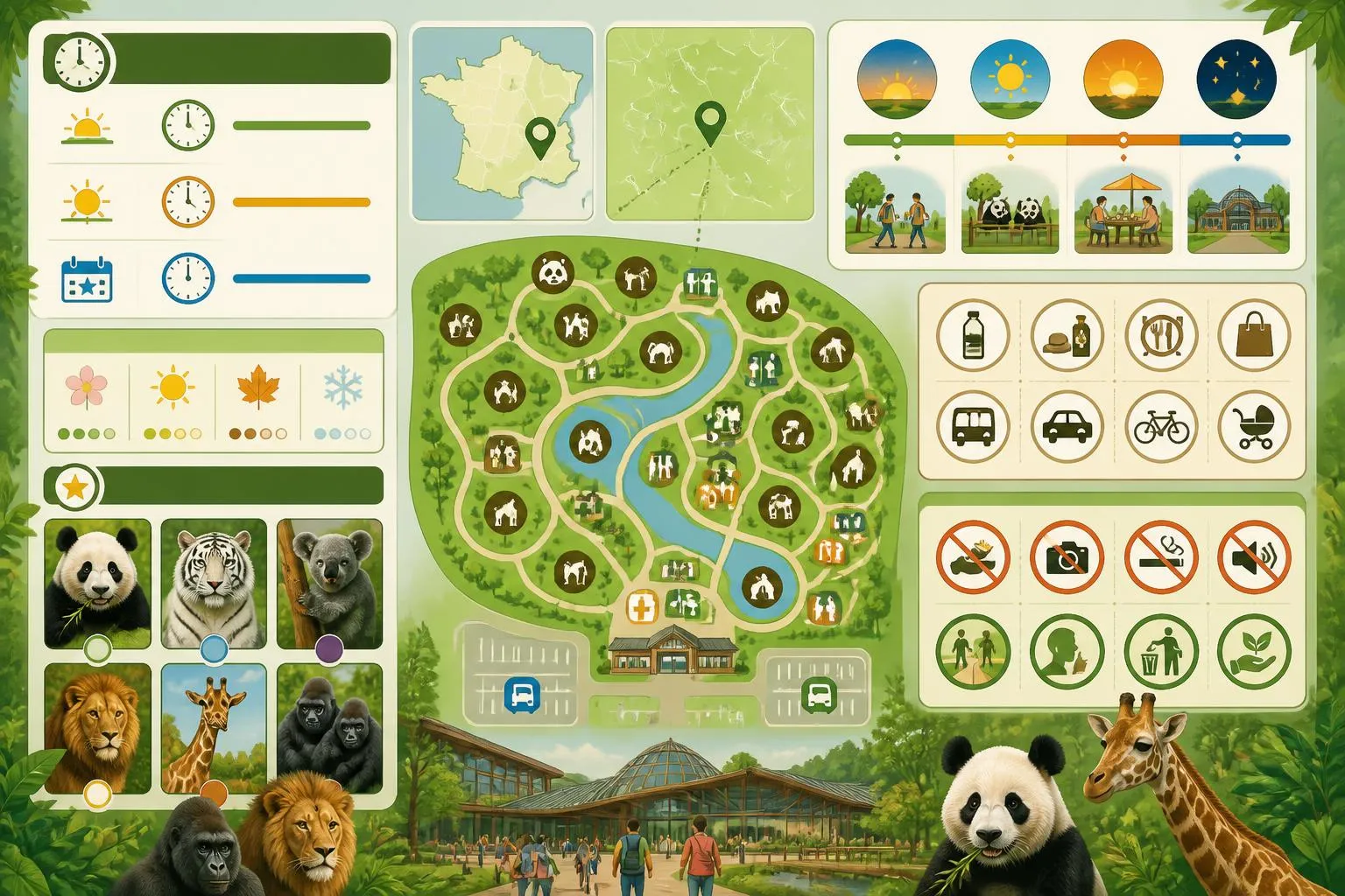 Zoo de Beauval horaires d’ouverture et conseils pour une visite réussie découvrez les horaires d'ouverture du zoo de beauval et nos conseils pratiques pour profiter pleinement de votre visite en famille ou entre amis.