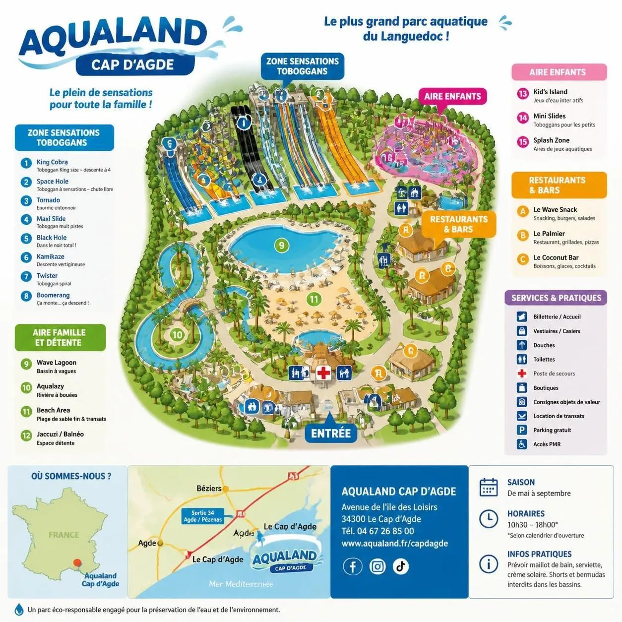 découvrez notre guide complet pour visiter aqualand cap d'agde : conseils pratiques, tarifs des billets, attractions incontournables et astuces pour profiter au maximum de votre journée au parc aquatique.