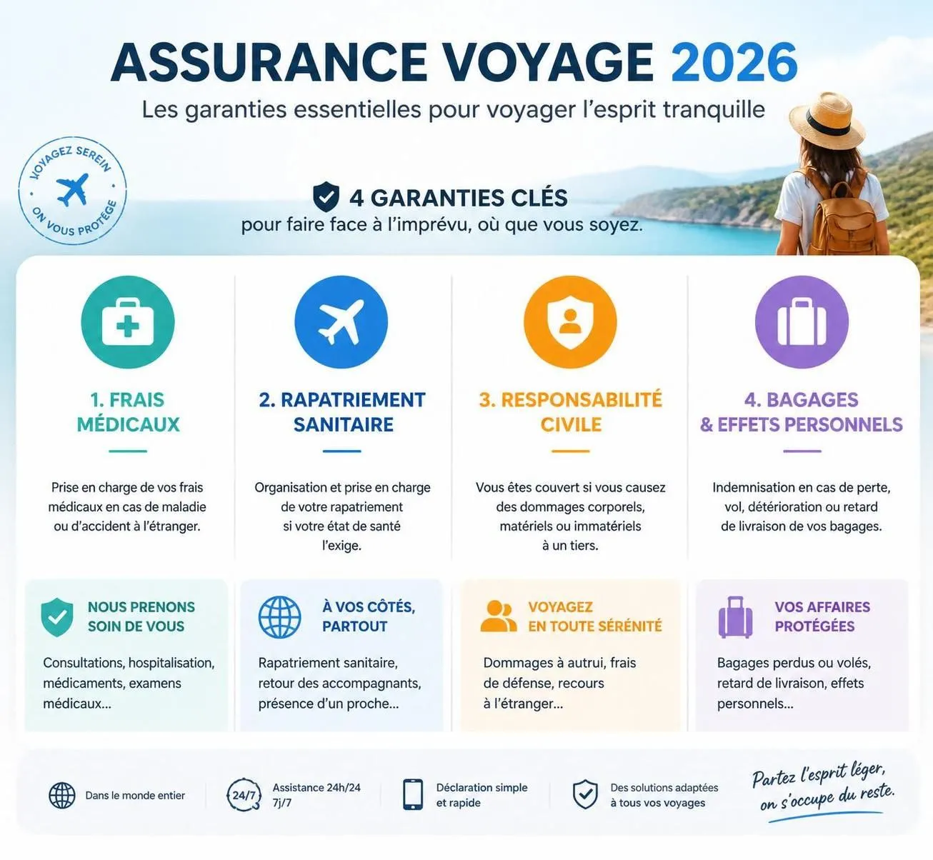 découvrez notre guide 2026 pour choisir la meilleure assurance voyage et profiter de vos déplacements en toute sérénité avec une couverture adaptée à vos besoins.