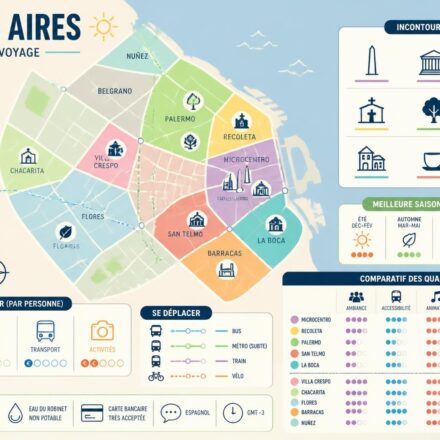 découvrez buenos aires à travers notre guide complet des quartiers emblématiques et des sites incontournables à ne pas manquer lors de votre voyage en argentine.