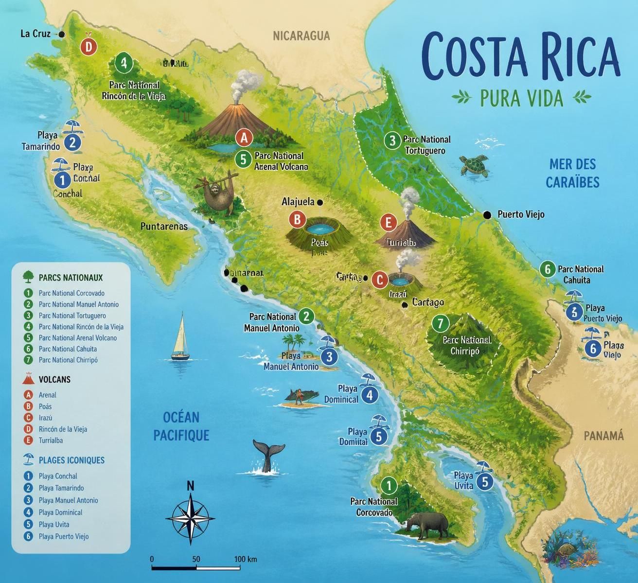 découvrez le costa rica, un paradis de biodiversité avec ses volcans majestueux et ses plages idylliques. notre guide de voyage complet vous accompagne pour explorer ses merveilles naturelles et vivre une aventure inoubliable.