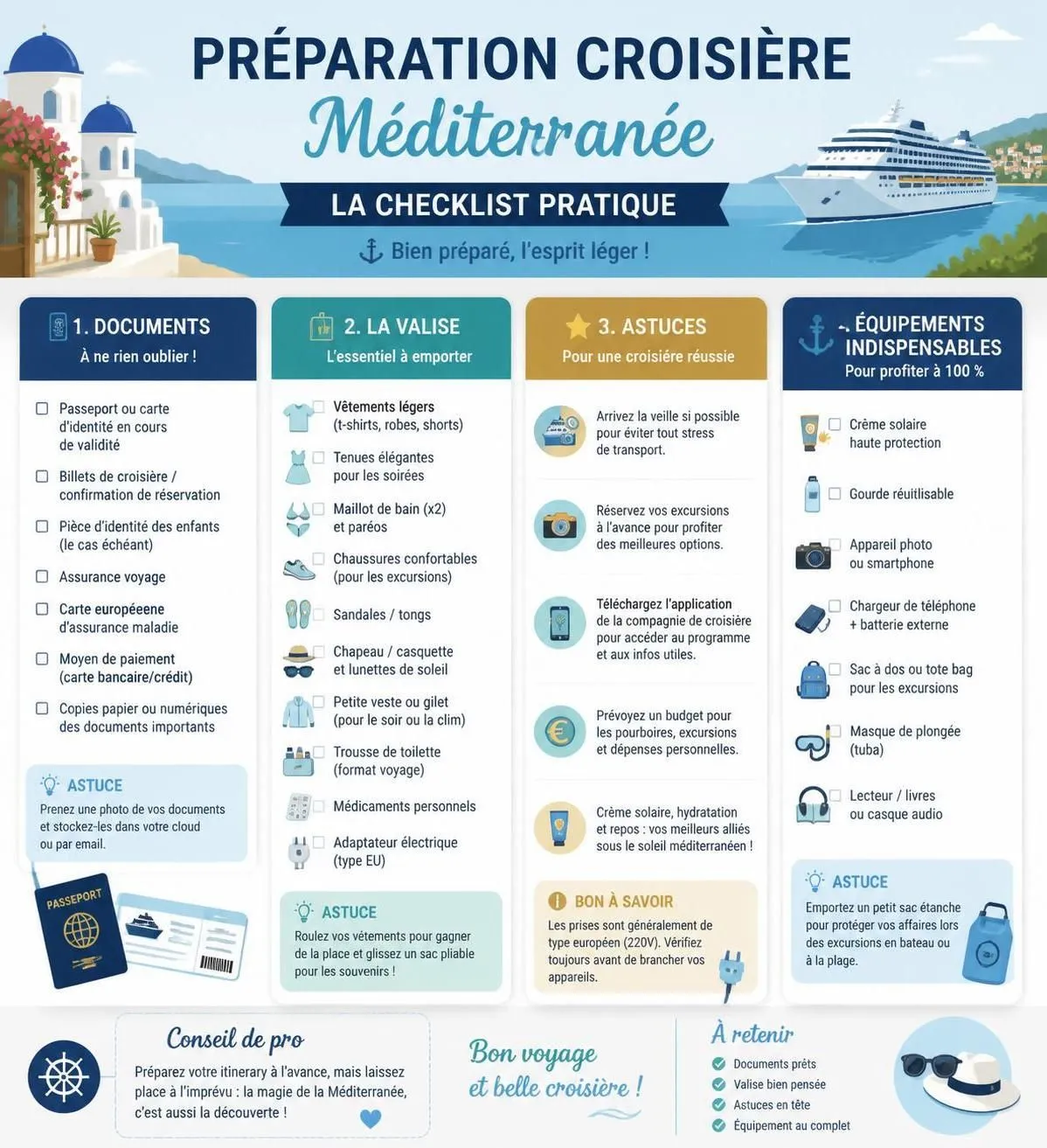 découvrez notre guide complet pour choisir et préparer votre croisière en méditerranée, avec conseils pratiques, destinations incontournables et astuces pour un voyage réussi.