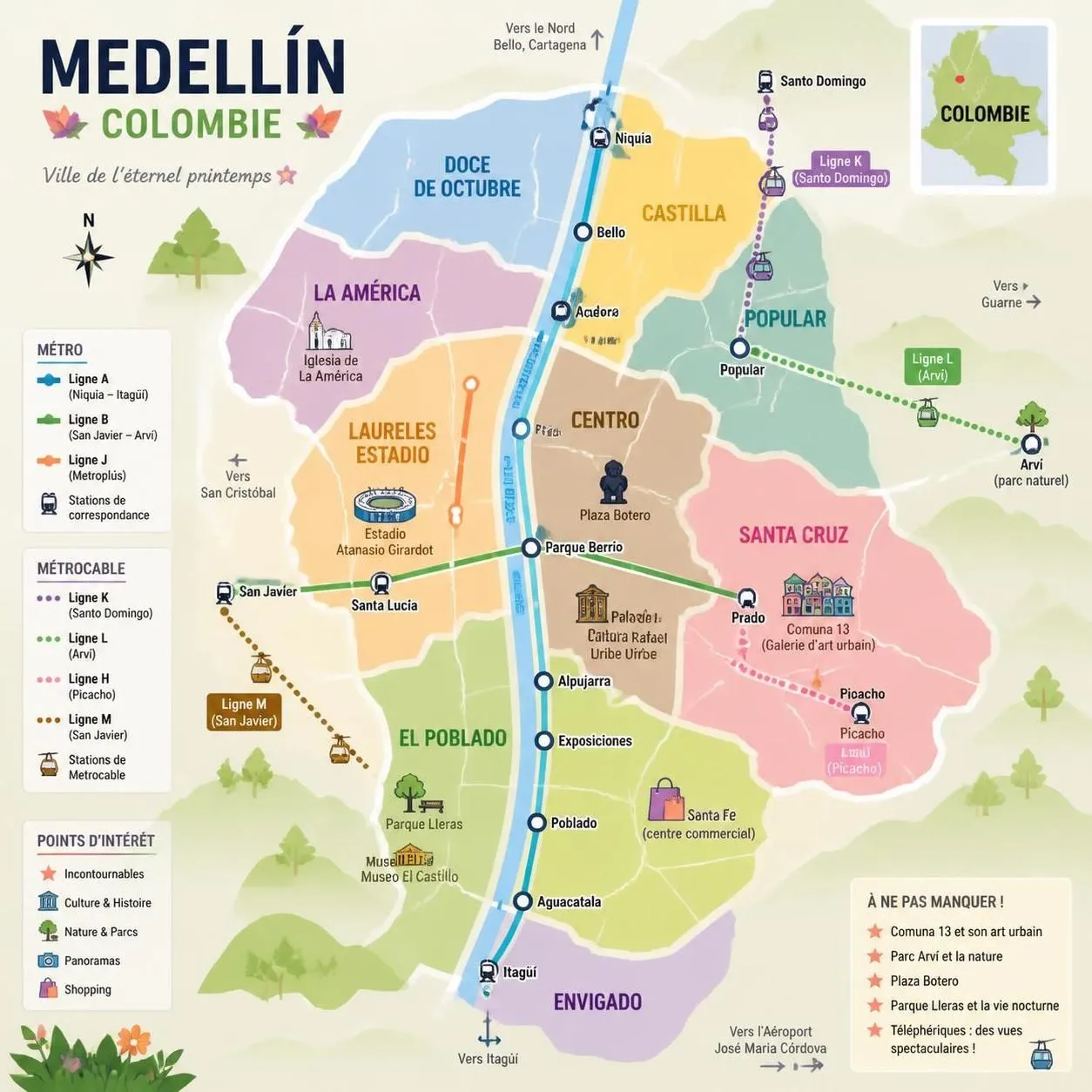 découvrez medellín en toute sécurité avec notre guide complet : conseils pratiques, sites incontournables et astuces pour profiter pleinement de votre voyage en colombie.