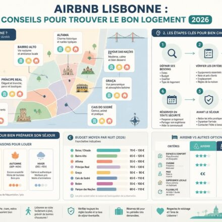 découvrez nos conseils essentiels pour dénicher le meilleur logement airbnb à lisbonne en 2026 et profitez d'un séjour inoubliable dans la capitale portugaise.