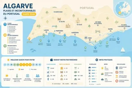 découvrez l'algarve, ses plages paradisiaques et les incontournables à visiter au portugal en 2026. guide complet pour un voyage inoubliable.