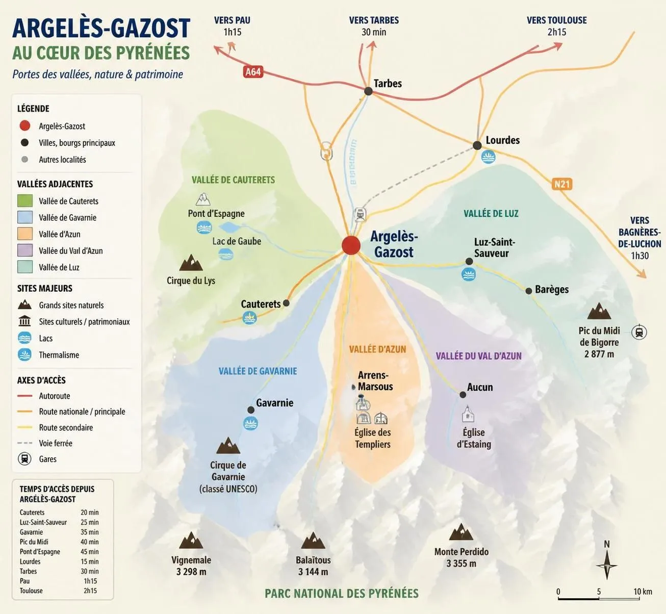 découvrez argelès-gazost, une charmante étape pour profiter des thermes relaxants, partir en randonnées inoubliables et explorer les magnifiques pyrénées.