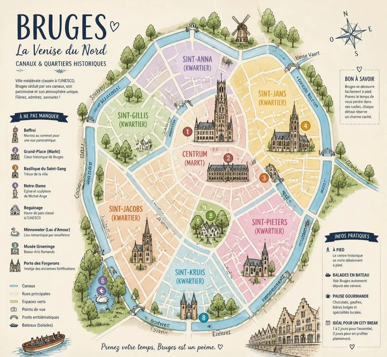 découvrez bruges en 2026 avec notre guide complet pour un city break réussi en belgique : incontournables, conseils pratiques et activités incontournables.