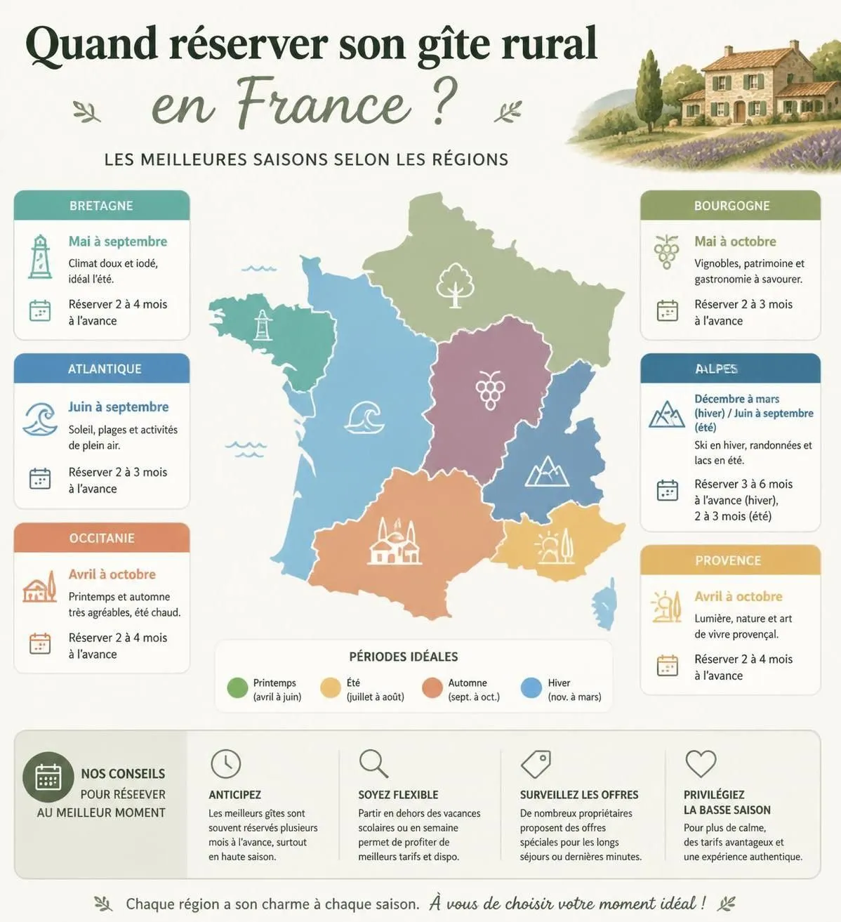 découvrez comment choisir un gîte rural en france pour vivre des vacances authentiques au cœur de la nature et de la culture locale.