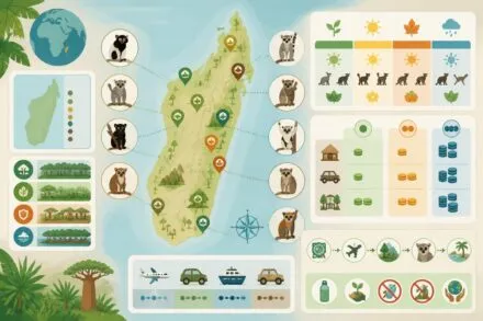 découvrez madagascar à travers ses lémuriens fascinants, ses parcs naturels préservés et un guide de voyage complet pour une aventure inoubliable.