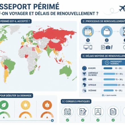 découvrez si vous pouvez voyager avec un passeport périmé et quelles sont les démarches ainsi que les délais pour son renouvellement.