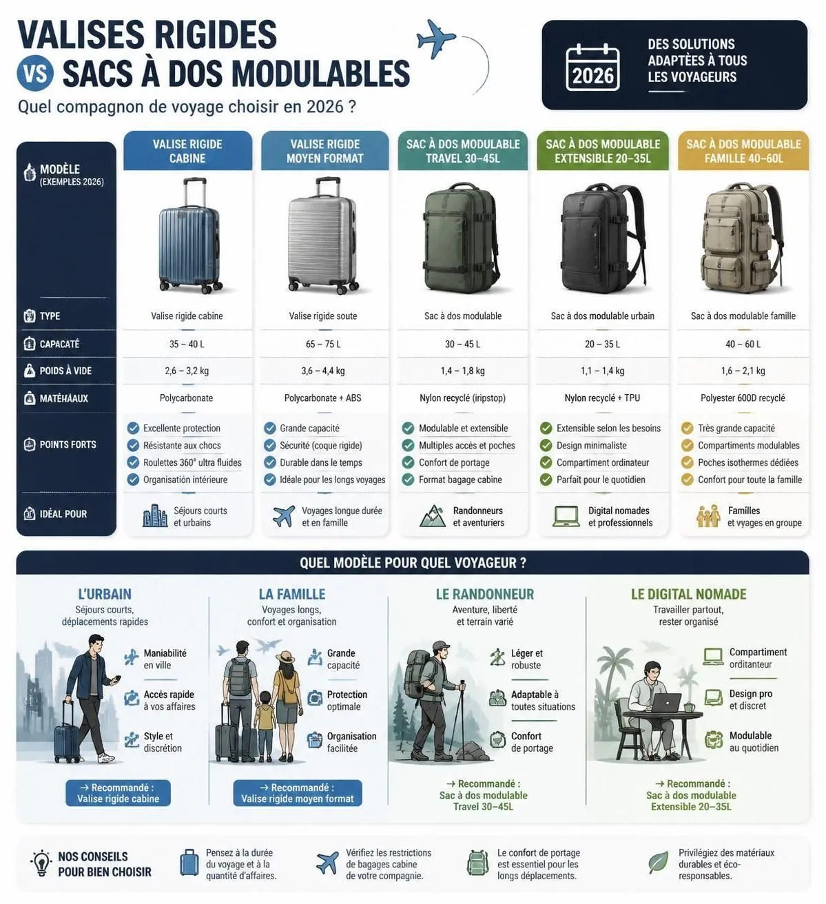 découvrez comment choisir entre un sac à dos et une valise en fonction de votre type de voyage, pour allier praticité et confort lors de vos déplacements.