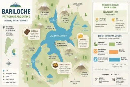 découvrez bariloche, joyau de la patagonie argentine, alliant paysages de lacs scintillants, montagnes majestueuses et gastronomie savoureuse pour une expérience inoubliable.