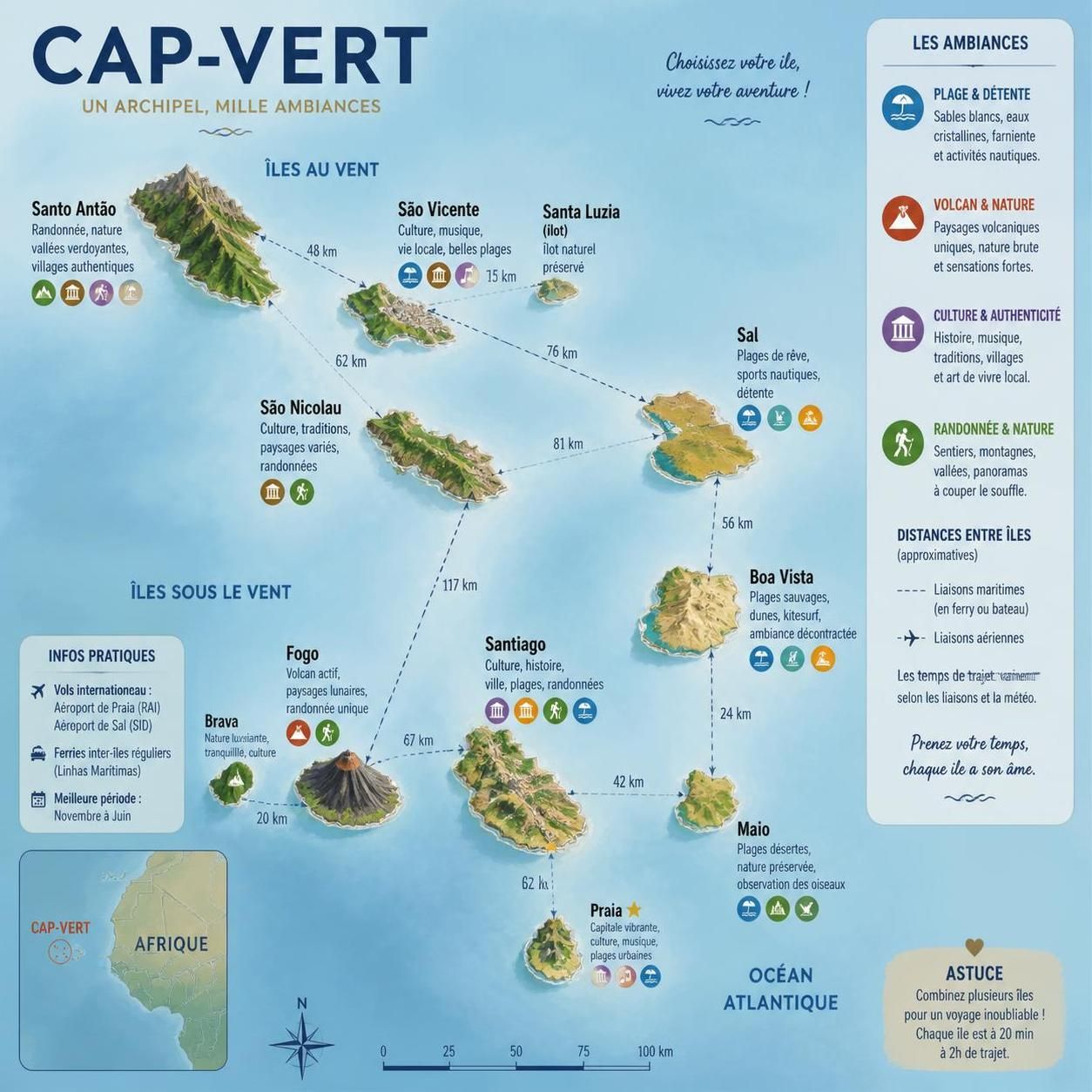 découvrez la carte du cap vert, explorez ses îles fascinantes et trouvez la destination idéale pour votre prochain voyage.