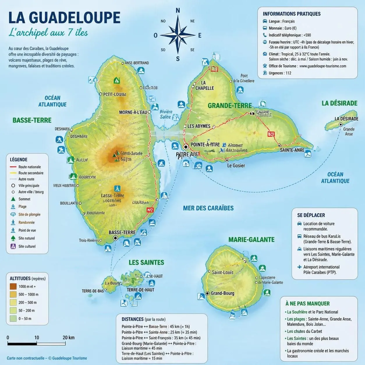 découvrez la carte détaillée de l'archipel de guadeloupe, explorez ses îles principales et apprenez à vous orienter facilement pour un voyage inoubliable.