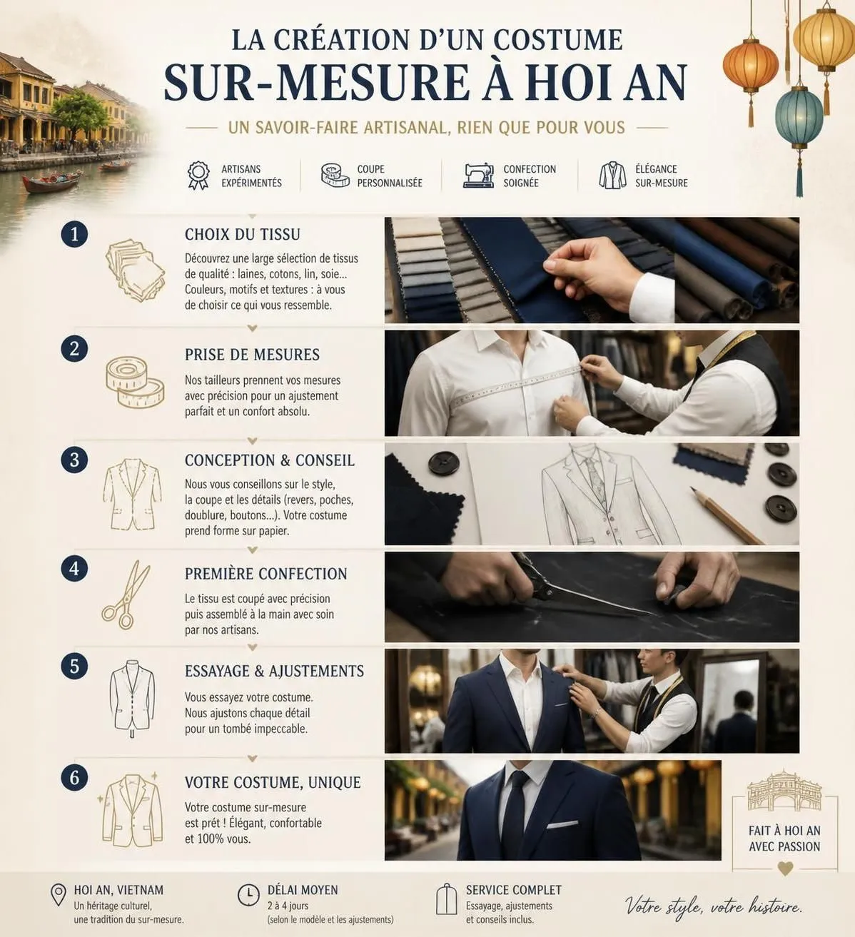 découvrez hoi an, ville emblématique du vietnam, célèbre pour ses lanternes colorées, ses tailleurs sur mesure et son riche patrimoine classé au patrimoine mondial de l'unesco.