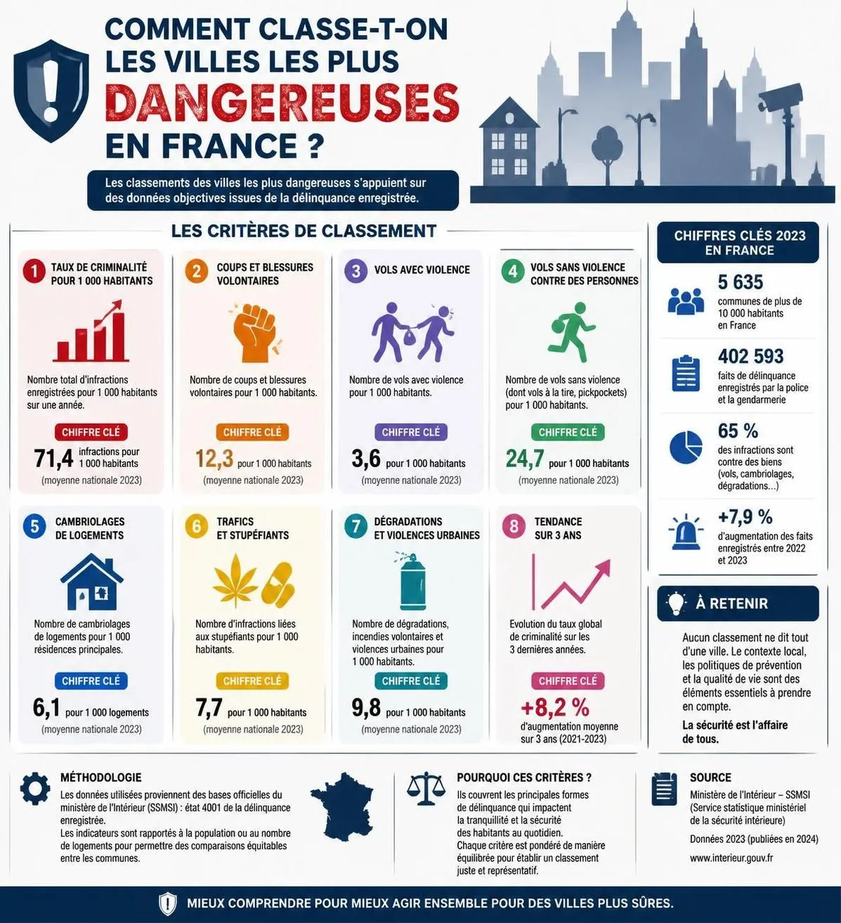 découvrez quelles sont les villes les plus dangereuses de france selon les dernières statistiques et analyses sécuritaires pour mieux comprendre les risques.
