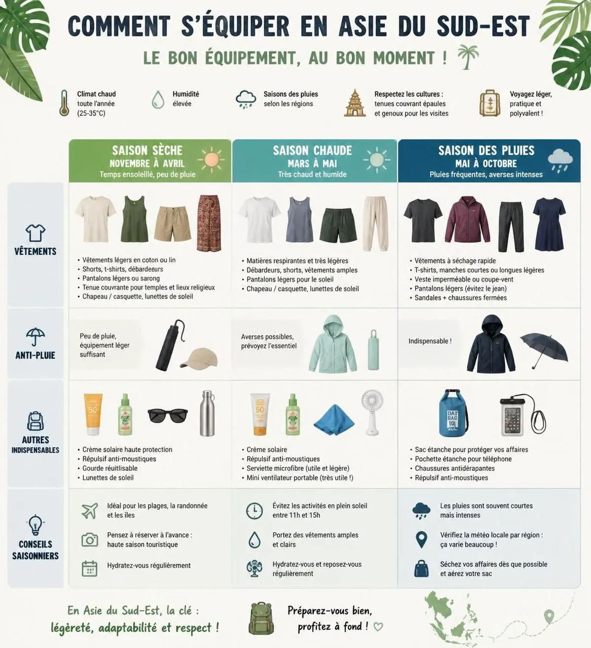 découvrez la meilleure période pour visiter l'asie du sud-est avec notre guide mois par mois. planifiez votre voyage idéal en fonction du climat et des événements locaux.
