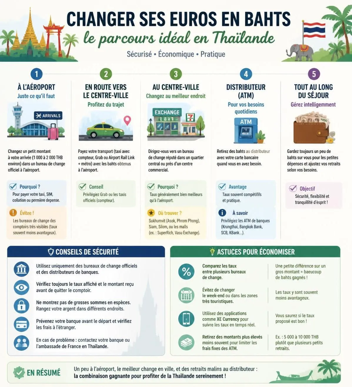 découvrez tout sur la monnaie en thaïlande : le baht, les taux de change actuels et des astuces pratiques pour gérer votre argent lors de votre voyage.